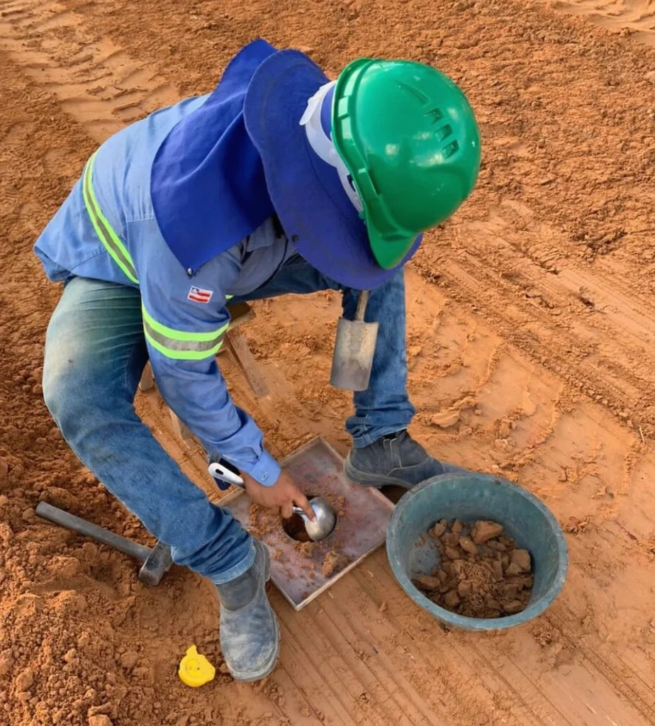 Control de Compactación con Cono de Arena en Coquimbo
